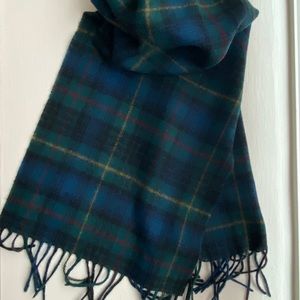 NEW Scottish Wool Plaid Scarf